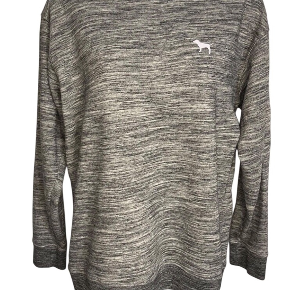 Victoria's Secret PINK Size XS Gray Longsleeve Shirt
